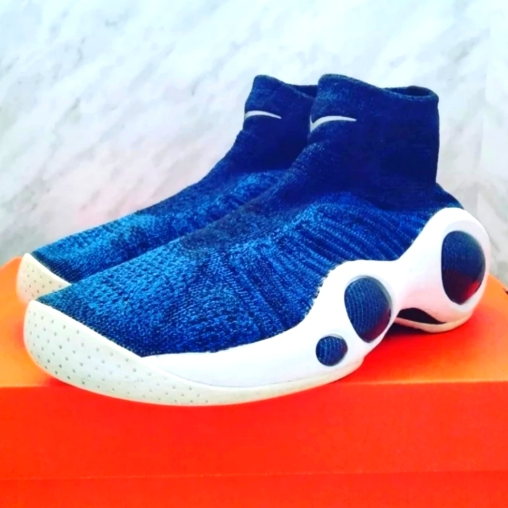Nike Flight Bonafine Blue White 918339 400 Jason Kidd womens sz 7.5 GS 6Y shoes